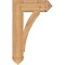 Ekena Millwork Thorton Arts & Crafts Smooth Bracket, Western Red Cedar, 5 1/2"W x 20"D x 32"H BKT06X20X32THR03SWR - alternate 3